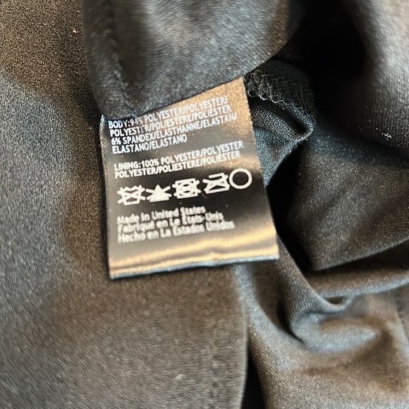BHLDN Black Halter Maxi Low Slit Bridesmaid Dress Size 18 - Picture 8 of 8